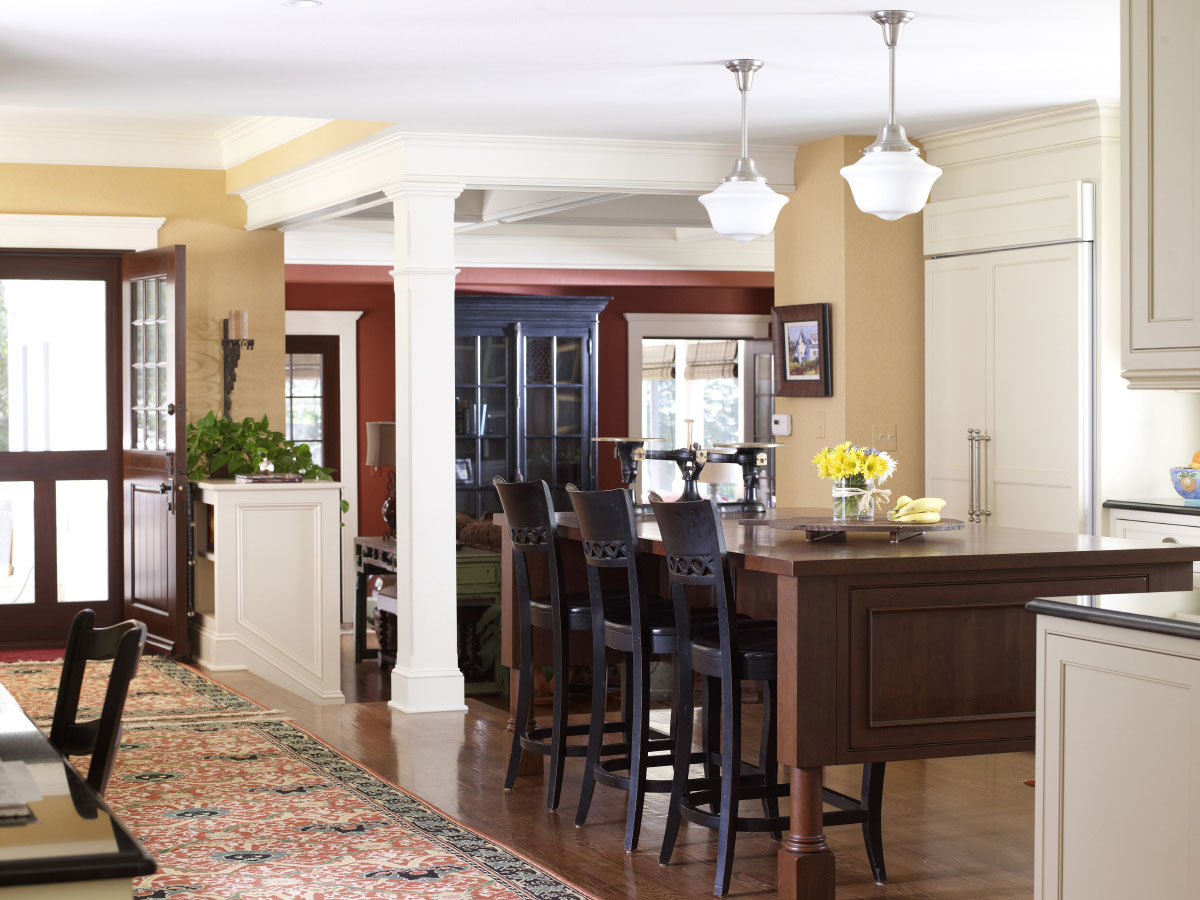 New England Residence Kitchen Living Dining