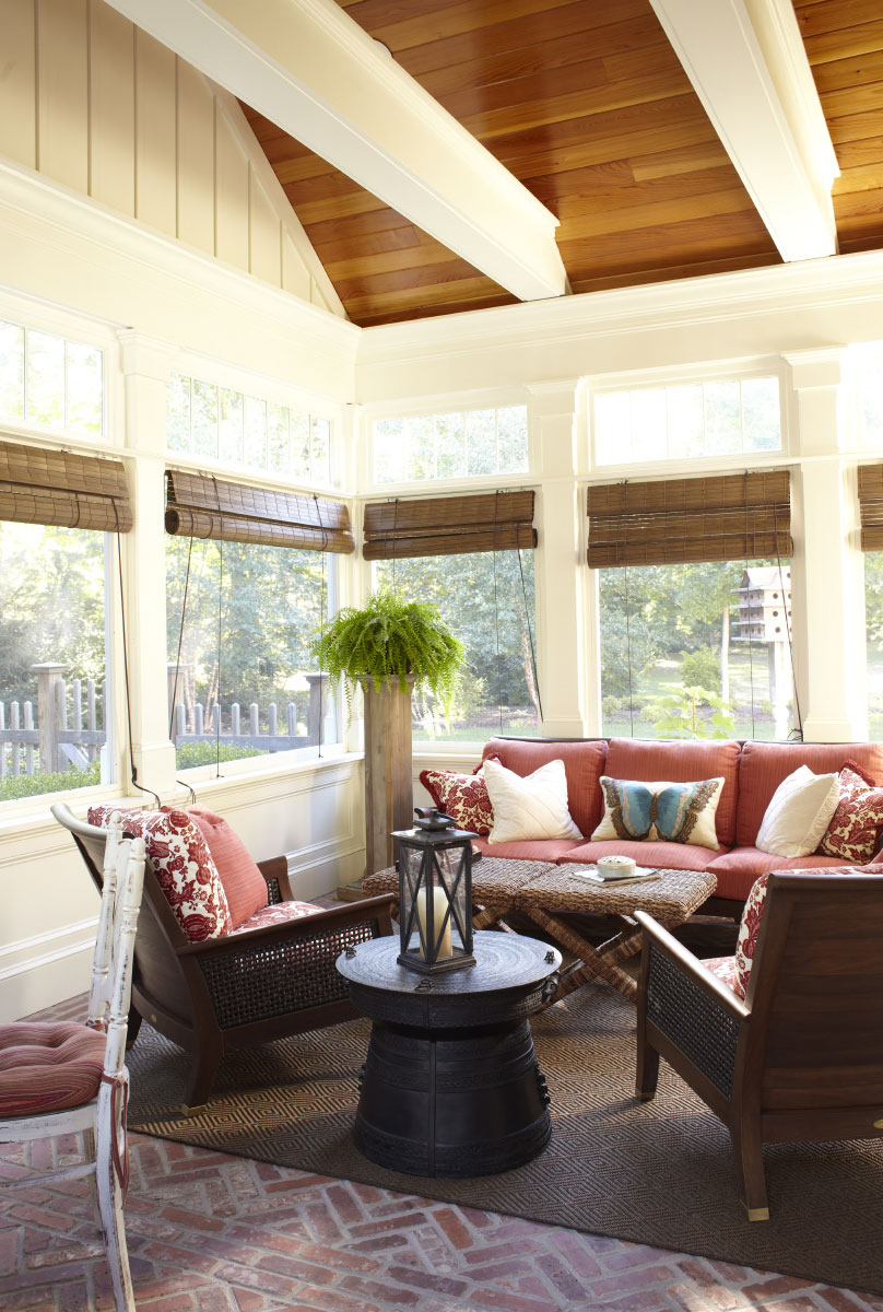 New England Residence Enclosed Porch